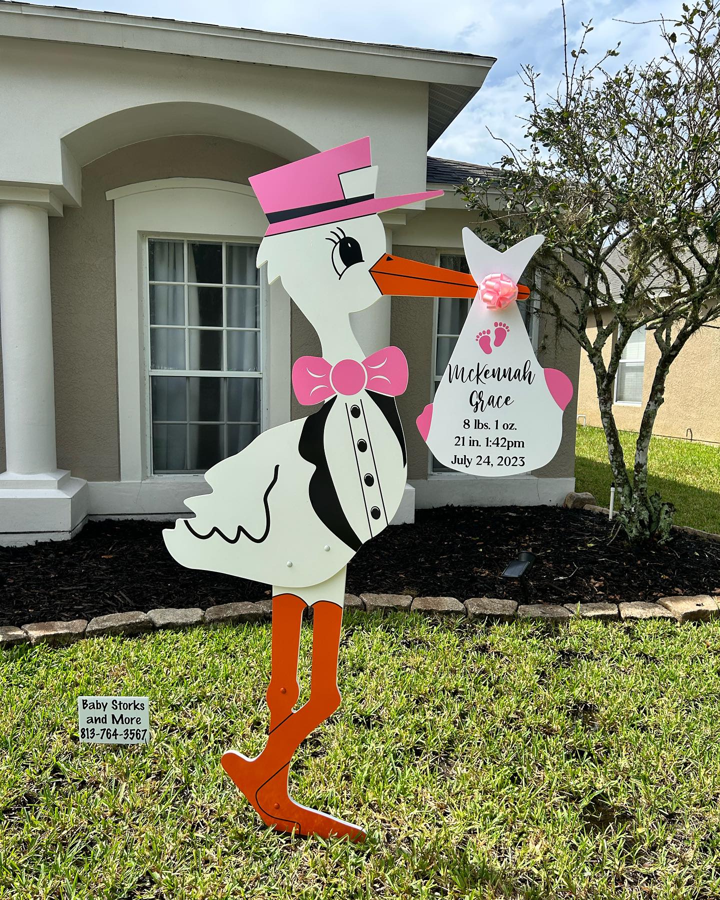 Stork Sign – Wesley Chapel, Florida